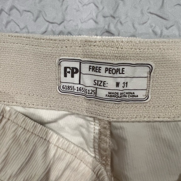 Free People Pull On Corduroy Pants - Picture 3 of 6